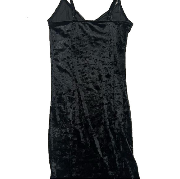 KENDALL & KYLIE black velvet dress bodycon - Picture 2 of 2